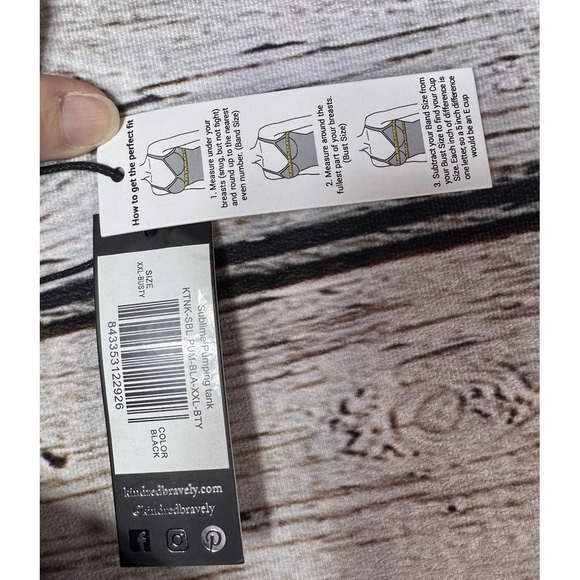 Kindred Bravely Sublime Maternity Nursing Tank XXL Busty Black Postpartum NWT - Picture 7 of 10